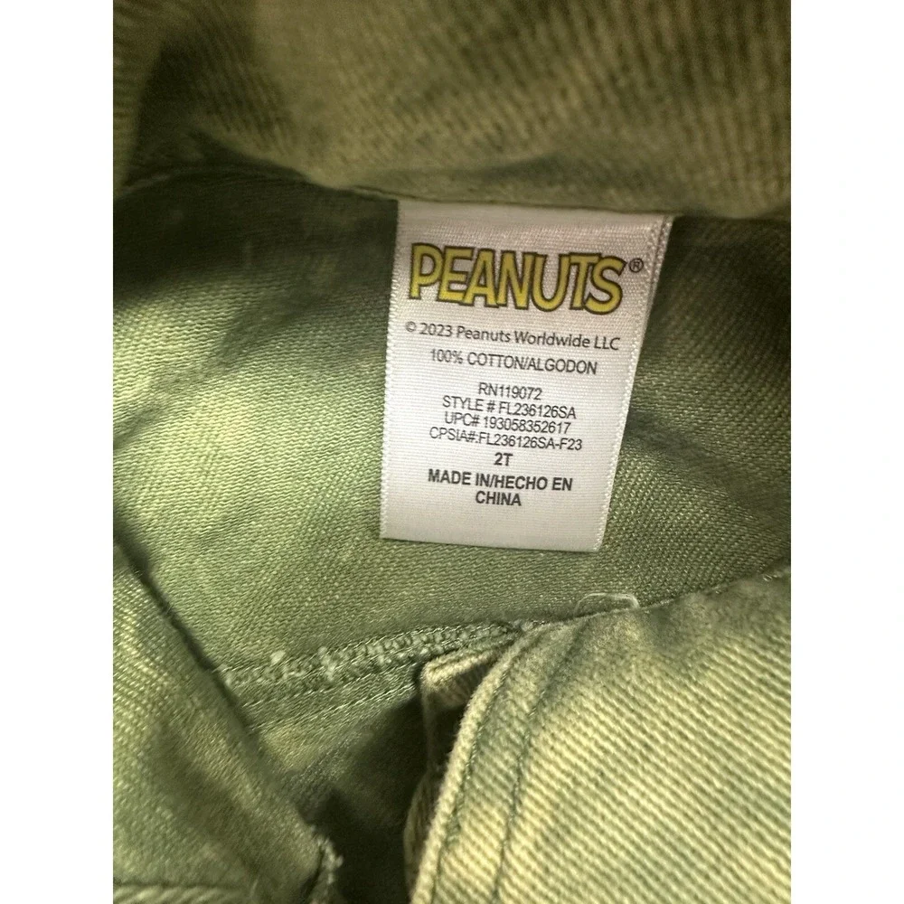 Peanuts Character Girls‎ Toddler Jacket Size 2t